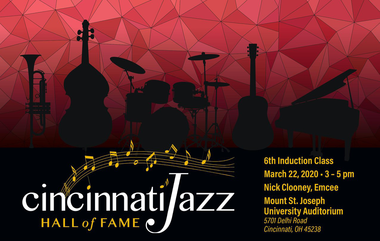 Cincinnati Jazz Hall of Fame Induction 2020 Celebration POSTPONED
